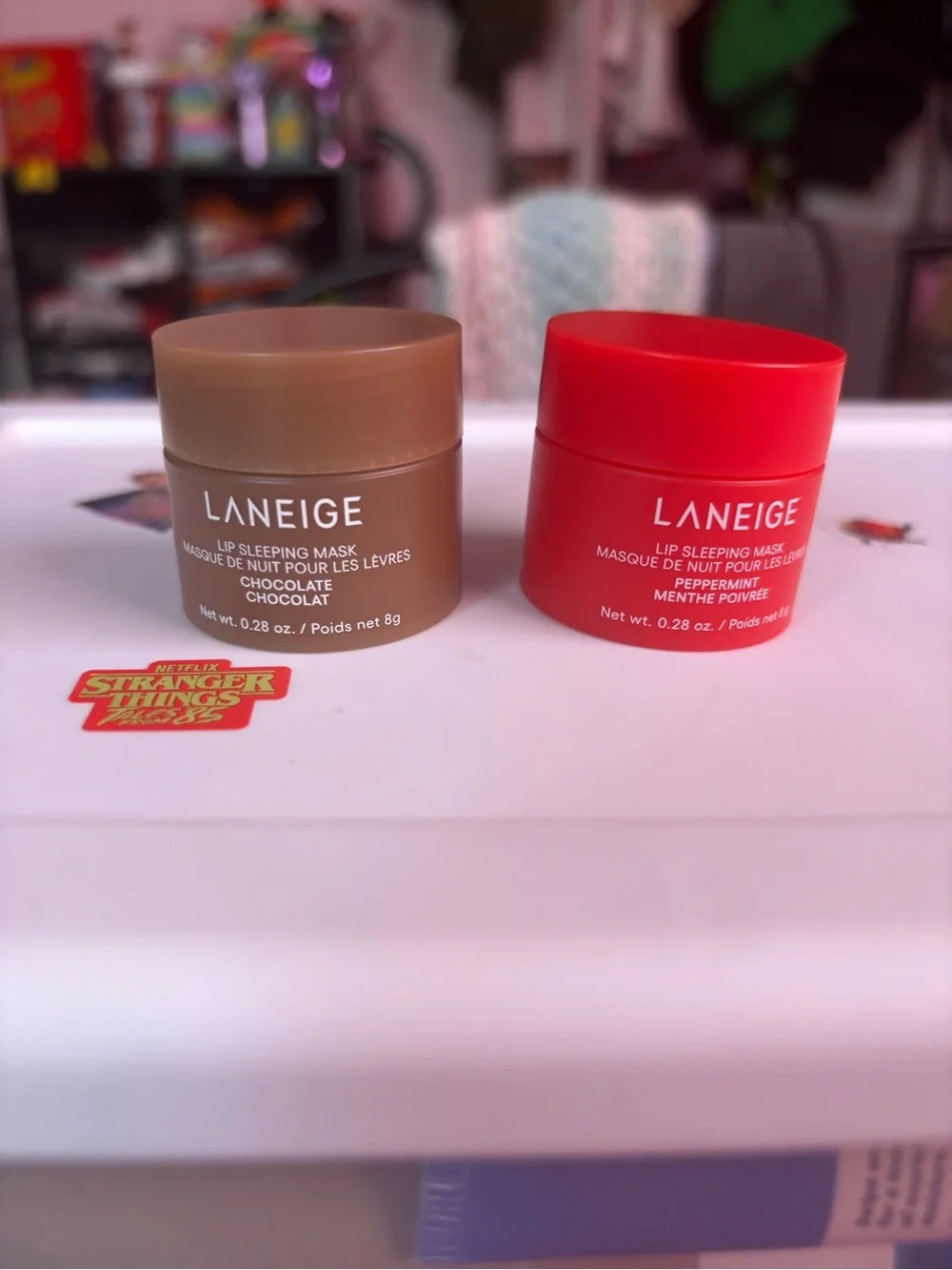 LANEIGE Lip Sleeping Masks in Brown & Red